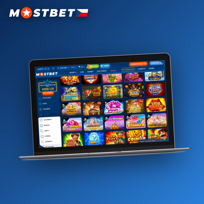 Jackpotový slot se svítícím nápisem JACKPOT a zlatými mincemi dostupný na Mostbet